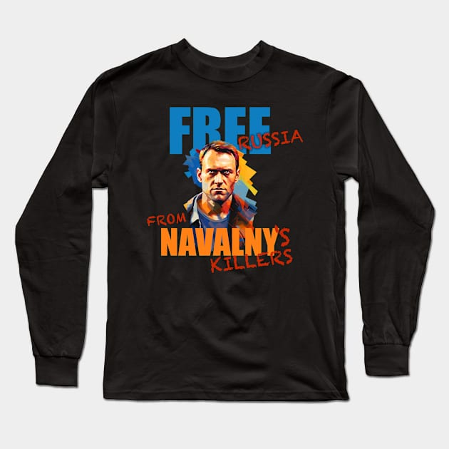 FREE NAVALNY Long Sleeve T-Shirt by Revolutionary Tees